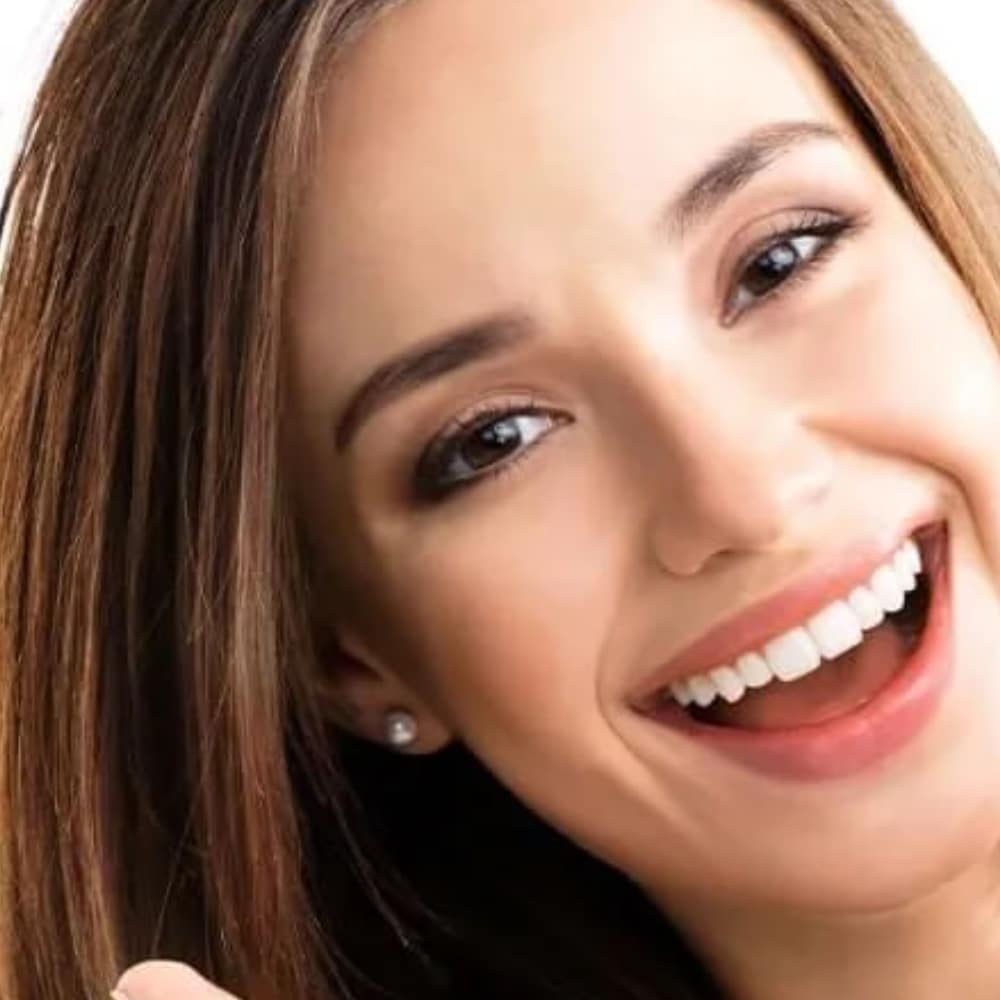 Woman Smiling with Healthy Teeth